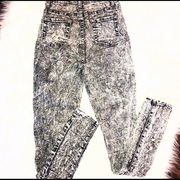 Rox denim sz 9 highwaisted acidwash stretch jeans - Picture 5 of 7